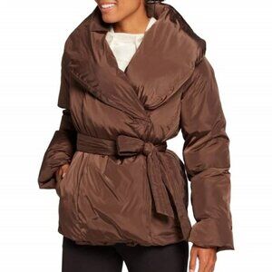 CALIA by Carrie Underwood Brown Puffer Jacket